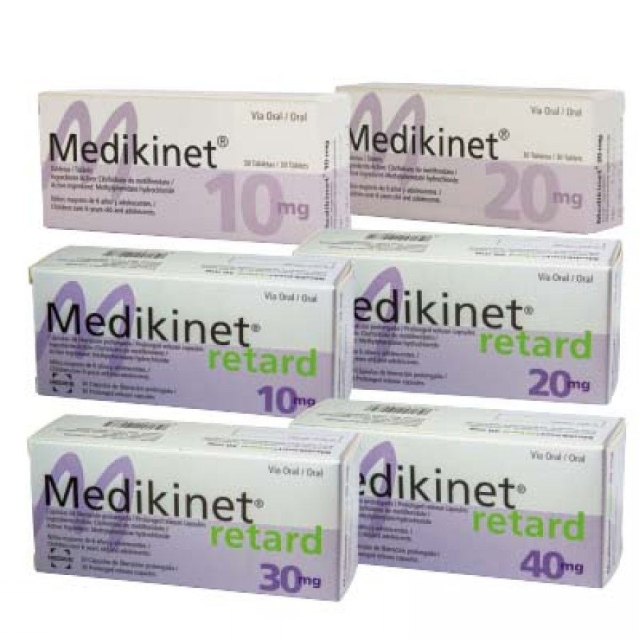 MEDIKINET / MEDIKINET RETARD - CLORHIDRATO DE METILFENIDATO